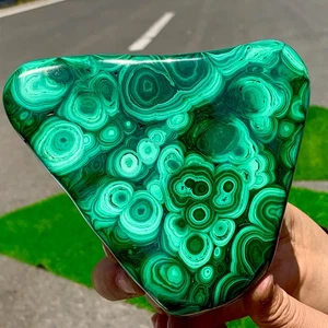 2.1LB Natural Malachite transparent cluster coarse mineral sample - Picture 1 of 21