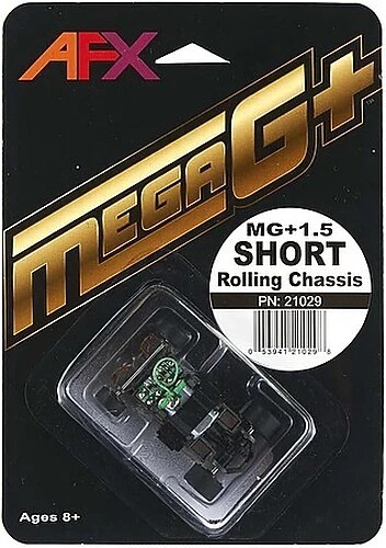 Repuesto chasis rodante AFX Mega G+ - corto - pieza de coche ranura escala HO Foto 1 de 1