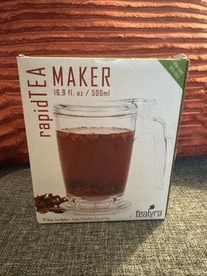 Tealyra RapidTEA Maker 16.9oz - Bottom Dispensing, BPA-Free, Excellent Condition - Image 1 of 4