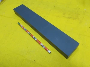 BARRA PVC GRIGIA plastica lavorabile foglio piatto stock 1" x 2" x 12" LUNGA - Foto 1 di 1