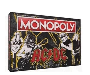 Monopoly AC/DC Collectors Edition Board Game USAoply Factory Sealed - Picture 1 of 2