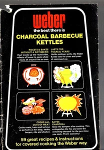 Vintage - Weber Holzkohlegrill Wasserkocher Rezepte & Anleitungen - Bild 1 von 4