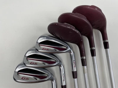 Juego de Plancha Híbrida Ping G LE 2 5H-7H 8-PW Punto Negro ULT240 Lite Damas Derecha Talla Pequeña Foto 1 de 4