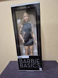 Barbie Basics - Model 02 Blonde Hair Black Mini Dress - 2025  JBH71 - Picture 1 of 7