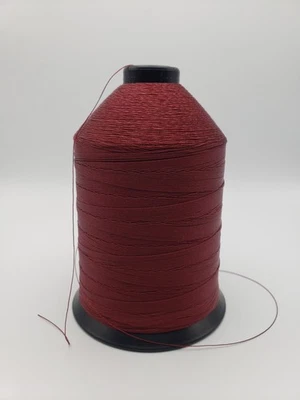 Heminway & Bartlett Nylbond/Nylsnu 80 Nylon Sewing Thread 88 Burgundy - Image 1 of 4