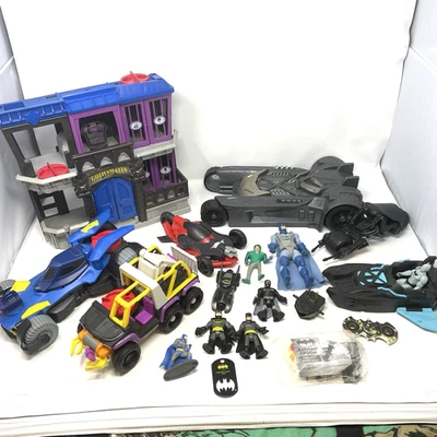 Huge Batman DC Comics Lot, Vehicles, Action Figures, Fisher Price Super Friends - Image 1 of 4