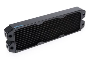 Alphacool NexXxoS XT45 Full Copper Dual-Flow Radiator 360, 120mm x 3, Black - Picture 1 of 5