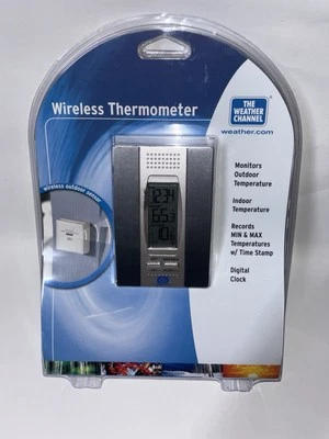 The Weather Channel Wireless Thermometer WS-7013TWC-BP New! - Image 1 of 2