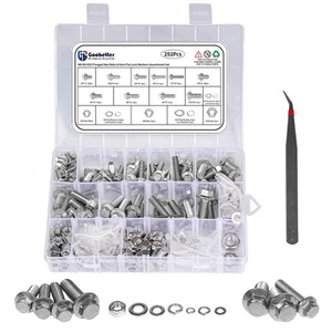 Nuts and Bolts Assortment Kit, Metric 292 Pcs 304 Stainless Steel Bolts and N... - Picture 1 of 6