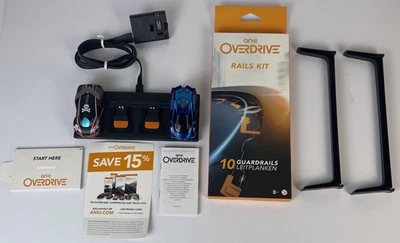 Anki Overdrive Parts 2 Cars Charger AC Deck Charger Skull Ground Shock Rails Kit - Image 1 of 4