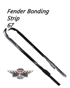 1967 Corvette Fender Bonding Strip - Pair - Custom Fiberglass - Foto 1 di 5