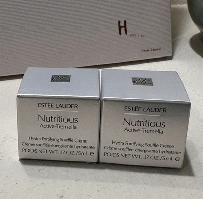 2x ESTEE LAUDER Nutritivo Activo Tremella Hydra Fortificante Souffle Crema 5ML Foto 1 de 4