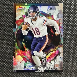 2024 Topps Finest - Raro rifrattore Caleb Williams #247 (RC) Rookie SP Bears - Foto 1 di 2