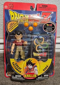 Irwin Toys Dragon Ball Z Krillin with hair Figure - Great Saiyaman Saga 2002 NEW - Picture 1 of 1