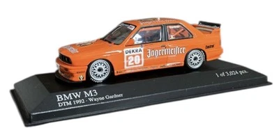 Minichamps 1/43 BMW M3 DTM 1992 Team Linder Wayne Gardner 430922020 - Image 1 of 4