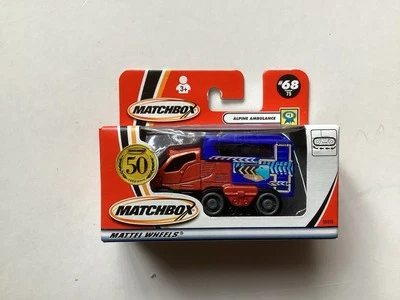 Matchbox 50 Years Mattel Wheels #68 ALPINE AMBULANCE - image 1 of 2