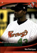 2008 Winston-Salem Warthogs Choice #20 Noe Rodriguez Dominican Republic DR Card