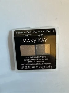 Neu Mary Kay Foil Eyeshadow Duo Copper & Pyrite 163007 - Bild 1 von 6