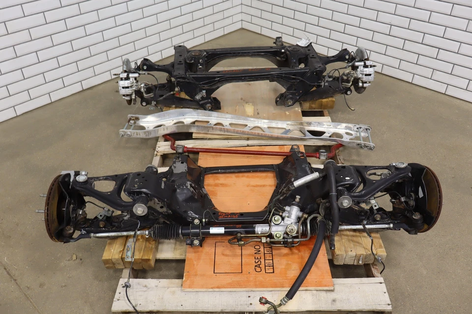 99-05 Mazda Miata NB Front & Rear Undercarriage Cradle Crossmember Loaded Foto 1 de 4