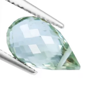 Colgante perforado Prasiolita Amatista 2,64ct listo para usar 100% tierra natural extraída - Imagen 1 de 7
