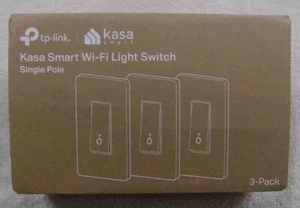 TP-LINK KASA HS200P3 SMART WI-FI WEISSER LICHTSCHALTER 3er-Pack * NEU * KOSTENLOSER VERSAND - Bild 1 von 6
