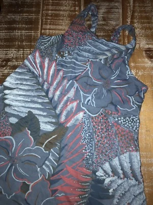 Vestido sin mangas Fresh Produce para niñas azul oscuro flores florales NUEVO NUEVO CON ETIQUETAS talla mediana Foto 1 de 4