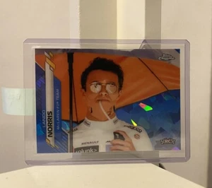 LANDO NORRIS 2020 TOPPS CHROME F1 SAPPHIRE ROOKIE REFRACTOR RC Q1792 - Bild 1 von 2