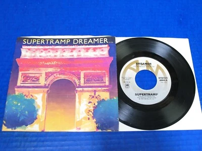 SUPERTRAMP - Dreamer /From Now On - 80s Rock 45 w/Pic Sleeve EX VINYL RECORD - Image 1 of 2
