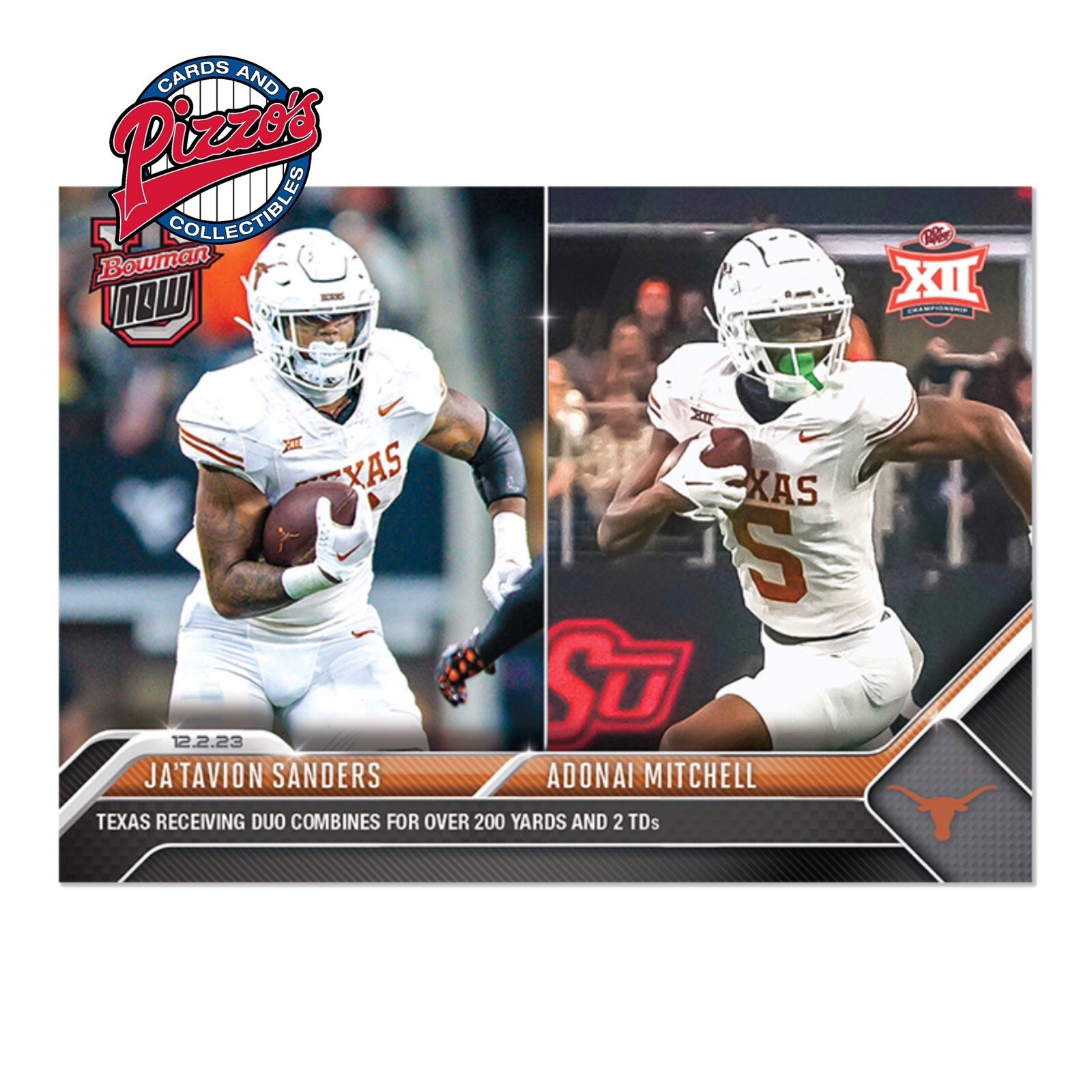 Ja'Tavion Sanders/Adonai Mitchell - 2023 Bowman U Now Football Card 39 Presale