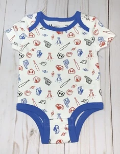 Under Armour Baby Boy Clothes 3-6 Months One Piece Baseball Theme - Picture 1 of 5