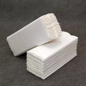 BLANCO / Azul / Papel Verde Toallas de Mano Tejidos C Multiplegue Calidad Premium PAQUETE - Imagen 1 de 8