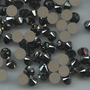 2058 SS34 LG*** 24 STRASS SWAROVSKI FOND PLAT 7,2mm  CRYSTAL MET. LIGHT GOLD F - Picture 1 of 4