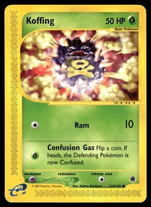 Koffing #114/165 Expedition Pokemon Near Mint or Better - Picture 1 of 2