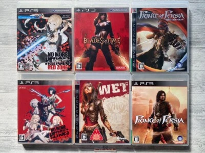 SONY PS3 No More Heroes & Blades of Time & Wet & Prince of Persia set from Japan - Image 1 of 4