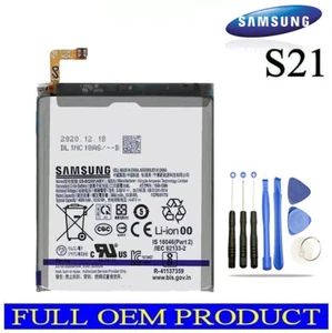 Batteria originale Samsung Galaxy S21 5G (SM-G991) 4000mAh EB-BG991ABY + strumenti - Foto 1 di 8