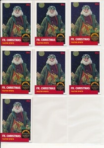 2007 Topps Santa Claus Christmas Trading Cards Lot of (7) Fr. Christmas #2