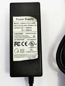 Alimentation d'origine I.T.E SAW34 12V - 2000mA / 5V - 2000mA Vintage - Photo 1/7