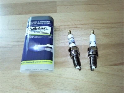 2x Pulstar HE1HT Plasma Core High Performance Motorcycle Upgrade Spark Plugs - Image 1 of 4