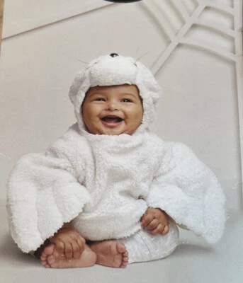 Novo com etiquetas Hyde And Eek pulôver infantil selo branco fantasia de Halloween 6-12 meses - Imagem 1 de 4