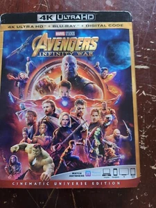 Avengers Infinity War 4K (Ultra HD Disk Only - Picture 1 of 3