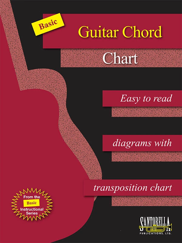 Basic Guitar Chord Chart by Not Available (1999, Trade Paperback)