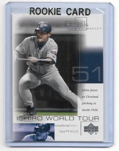 Ichiro Suzuki 2001 Upper Deck Pros & Prospects World Tour Rookie #wt15 3.000Hits - Bild 1 von 1