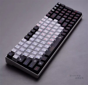 Star Wars Black PBT Keycap Cherry Mx Button Sublimation Keycaps Boxed 129 Keys - Picture 1 of 13