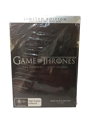 Game of Thrones Season 5 Limited Edt. DVD Action Fantasy Adventure R4 Brand New - Image 1 of 4