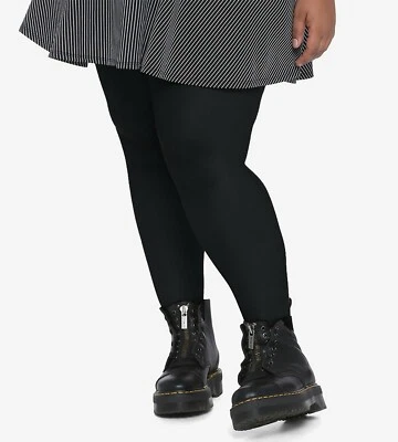 CALIDAD TALLA GRANDE NEGRO OPACO SPANDEX APRETADO 1X-6X TALLA COMPARABLE 2 TÓRRIDO Foto 1 de 3