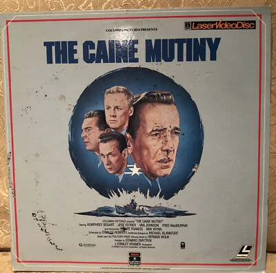 Classic The Caine Mutiny Laserdisc 1985 Extended Play Humphrey Bogart NOT A DVD Foto 1 de 2