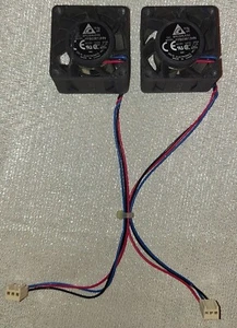 (2) GENUINE DELL EMC POWERSWITCH N2048P POE SWITCH FANS DELTA FFB03812HN - Picture 1 of 4