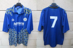 Maillot LEEDS shirt CANTONA 7 vintage 1992 ADMIRAL jersey trikot maglia 42/44 L - Picture 1 of 5