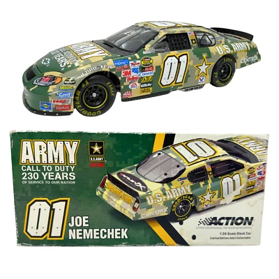 Action Nascar #01 Joe Nemechek U.S. Army 230 Years 2005 Monte Carlo 1:24 Diecast - Image 1 of 4