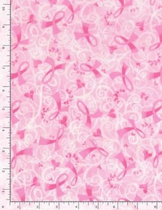 Breast Cancer-All Pink Ribbons-Timeless Treasures-BTY - Picture 1 of 1